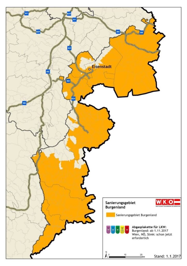 Burgenland IG-L környezetvédelmi övezet